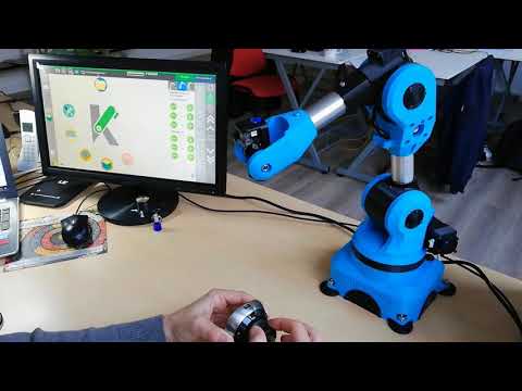 Robot Niryo One piloté par une souris 3Dconnexion via Kactus