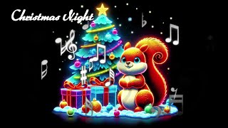 クリスマスナイトクリスマスツリープレゼント星空ミュージック