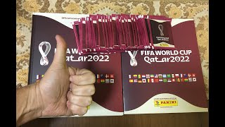 Abrindo 40 pacotinhos de Figurinhas Álbum Copa do Mundo Qatar 2022 Panini