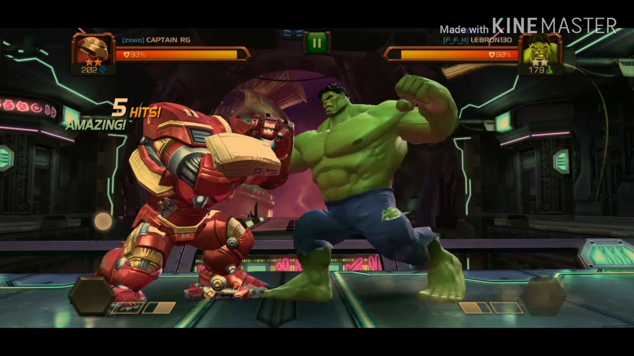 Hulkbuster armor Vs Hulk marvel contest of champions by Modern RG - YouTube