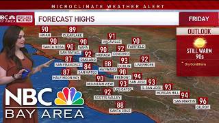 Bay Area forecast: Another day of high heat