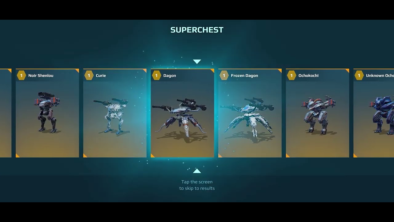 Opening black market chest and one gold deta pad (@playwarrobots #warrobots 