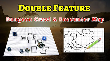 Live Dungeon Crawl Map AND Encounter Map Drawing in GIMP | Session 0 Replay