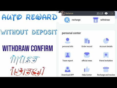 Buystick Auto Reward Withdraw without Deposit confirm