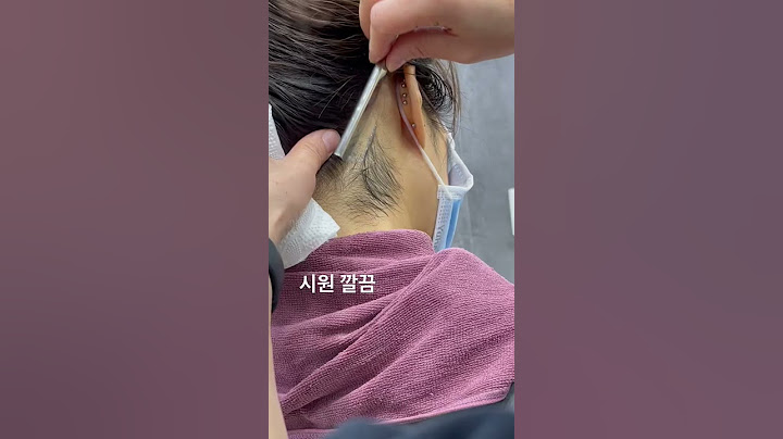 ASMR/NO TALKING SHAVING/결혼식(등제모/솜털 제모/뒷목왁싱/오프숄더 드레스 제모) 예신 전문 쉐이빙