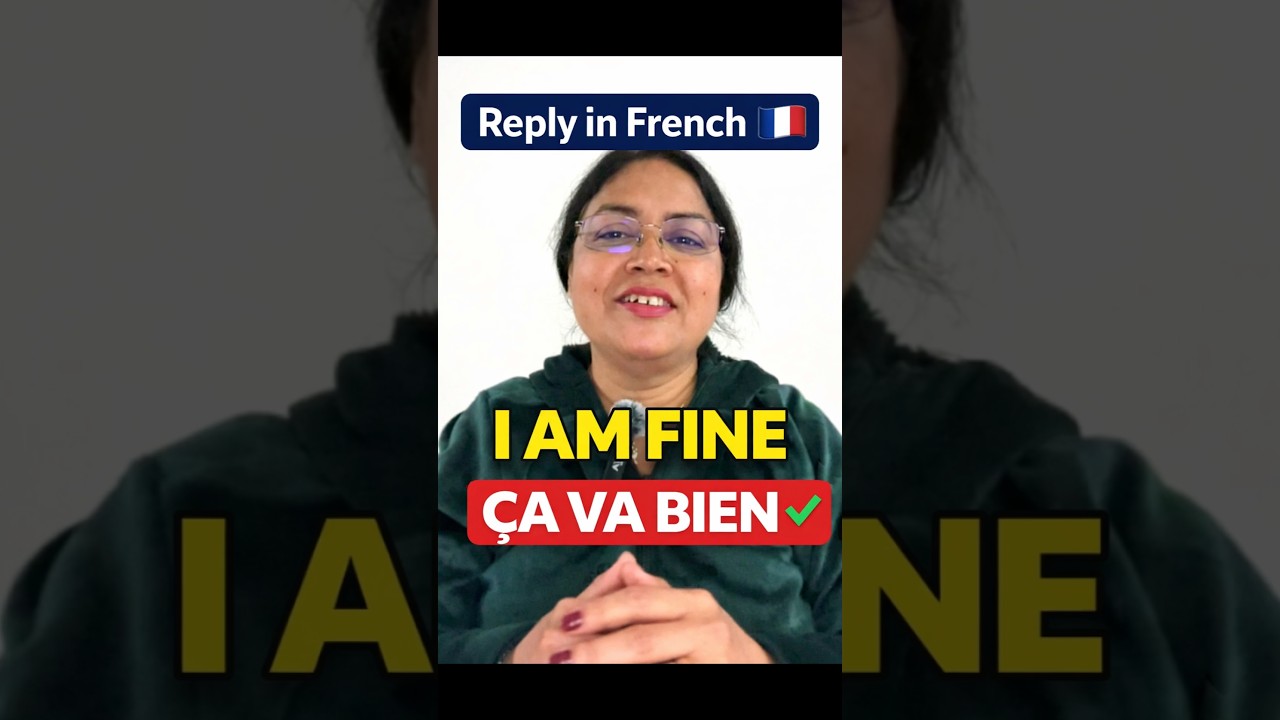 Say “I Am Fine” in French 🇫🇷 (Easy & Confident) 