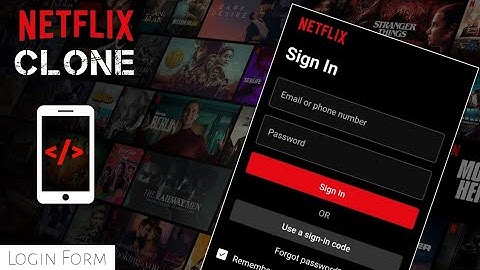 Netflix Login Page Clone using HTML & CSS || Netflix Clone
