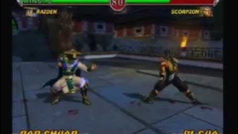 MK Deadly Alliance runthrough with Raiden part 1