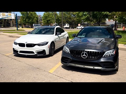 BMW M4 VS C43 AMG?? 🤔😈