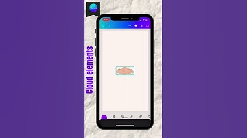 Canva tutorial - cloud elements in Canva #shorts #canvatutorial #tech