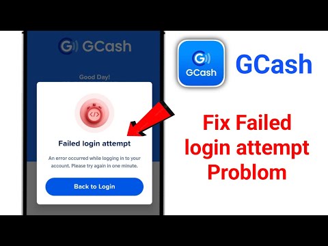 How to Fix Gcash "Failed login attempt" Problem 2026 | Gcash Login Not Working Problem Solved