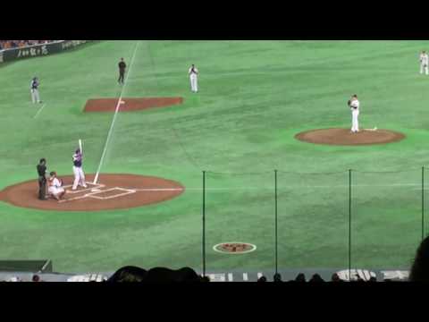 2017/03/31 東京ドーム開幕戦（巨人－中日）1回表の様子