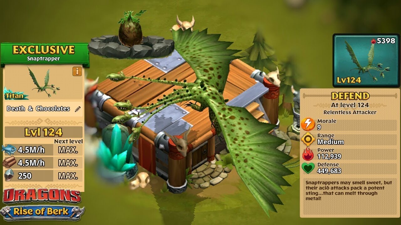 Dragon Rise Dragons Riders Of Berk Snaptrapper