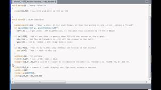 MM 1A03 Ex 4 - Troubleshooting bugs and errors in Processing