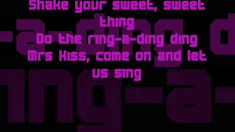 Alex Swings Oscar Sings - Miss Kiss Kiss Bang (#LYRICS)