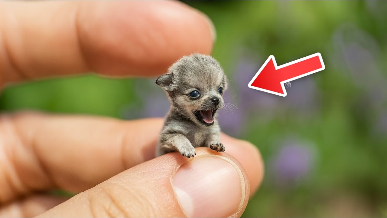 Das kleinste Hündchen bittet um Hilfe–als der Tierarzt den Grund erkennt, bricht er in Tränen aus!