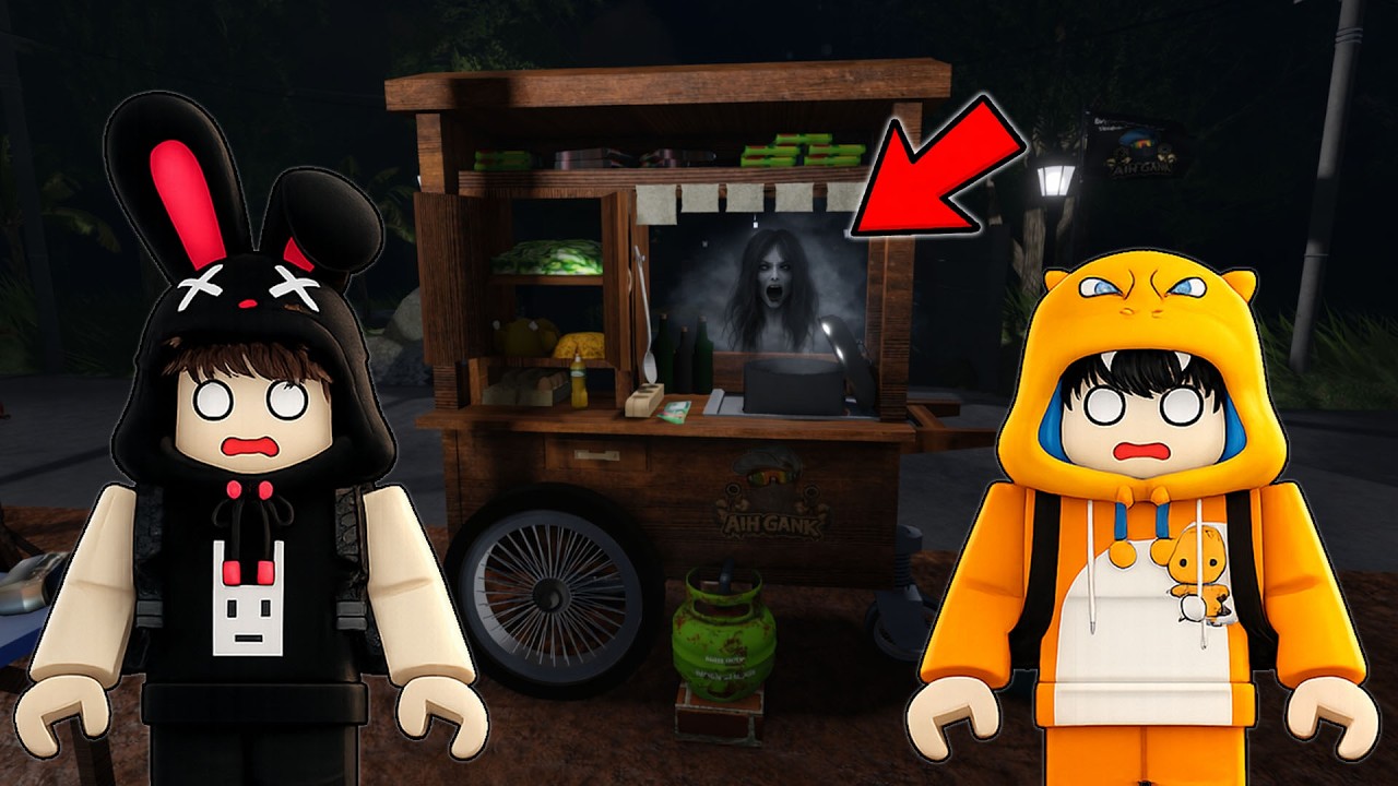 Ferix, Kezri Dan Ciko Jadi Penjual Mie Ayam Dan Melihat Penampakan Horor! ROBLOX