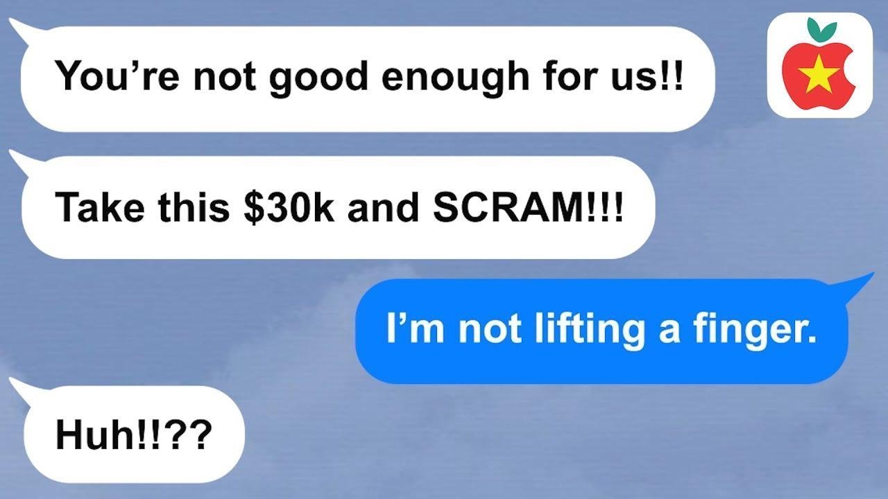 【Apple】MIL offers me $30,000 to disappear after giving birth to her precious grandson. What a joke!