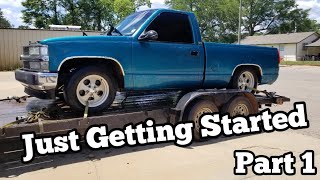 92 Silverado Budget LS Swap Part 1