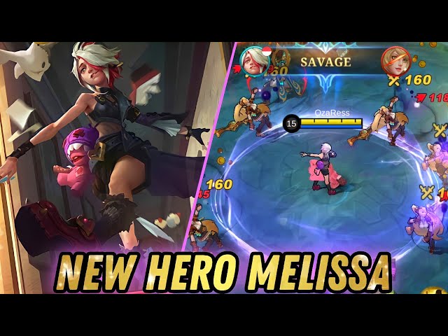 Melissa Mobile Legends , New Hero Melissa Gameplay - Mobile Legends Bang  Bang - BiliBili