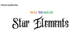 Star Elements | Nataraja Murthy | Program | Stay Home and Code #WithMe