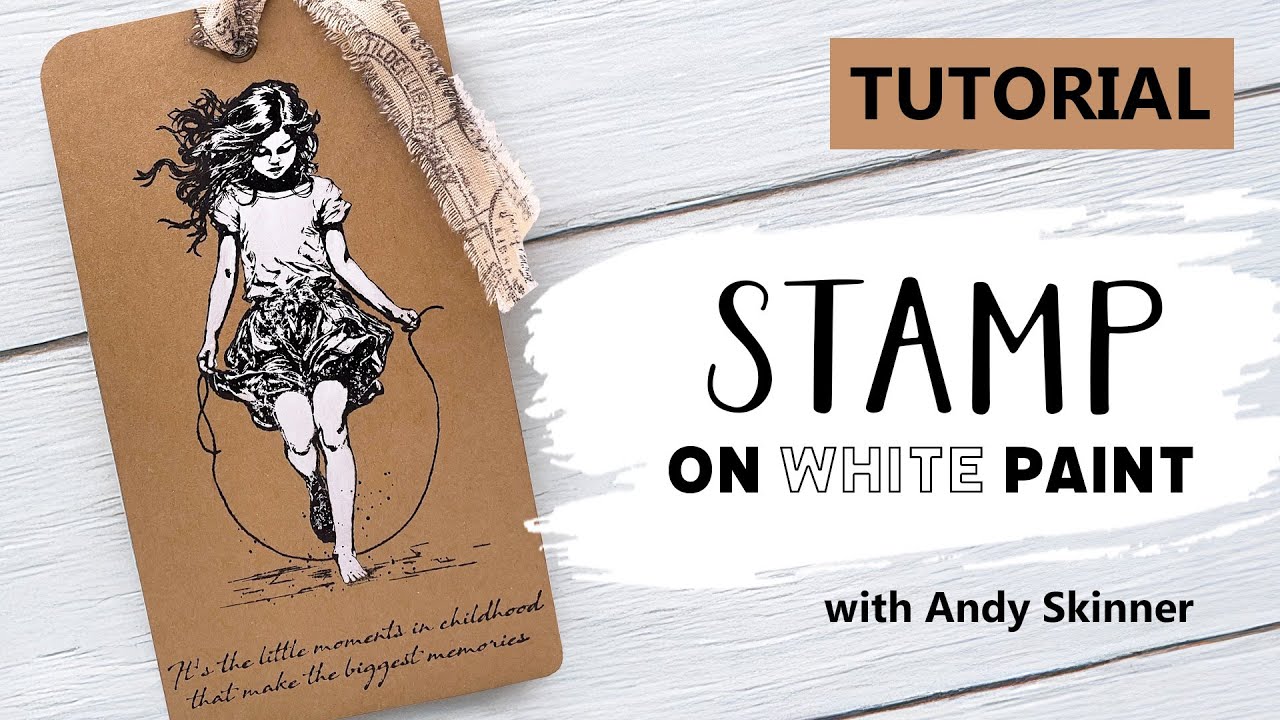 How To Stamp On Paint With Perfect Results | Tutorial With Andy Skinner