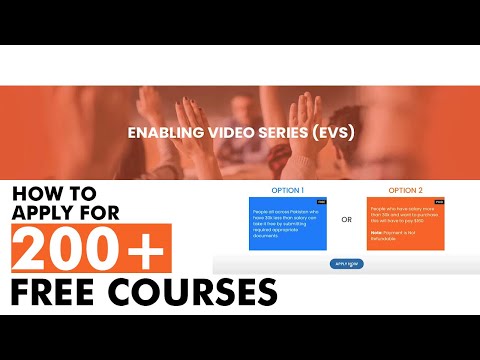 How to apply for 200+ Free courses | Enabling Video Series (EVS) | Step by Step Guide
