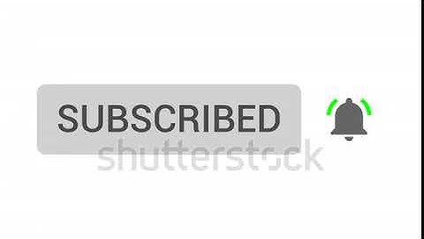 stock footage mouse clicking a subscribe button and bell notification with a white background