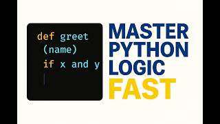 User Define Function def | MASTER Python Logic FAST (Functions + If Conditions) | Python tutorial
