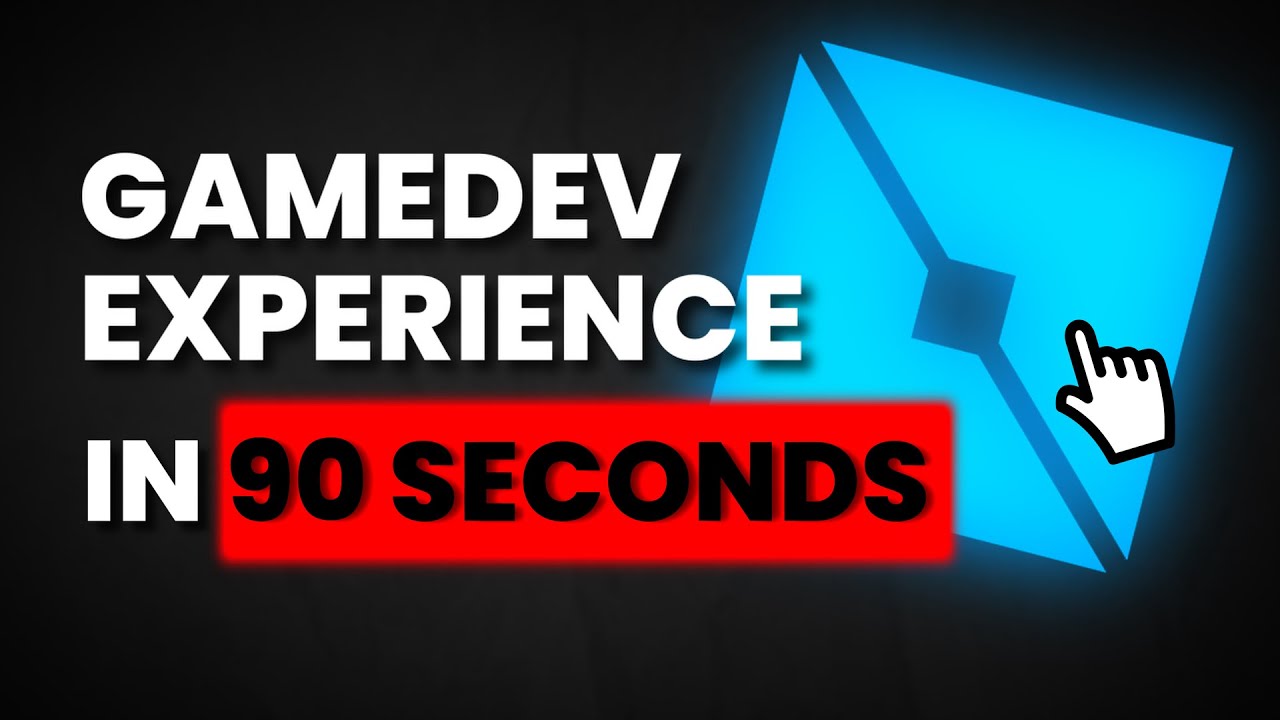 my FIRST roblox gamedev in 90 seconds - YouTube