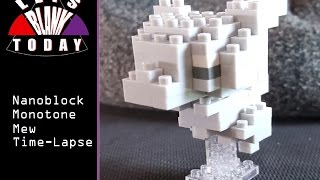 Pokemon Nanoblock Monotone Mew Time-Lapse