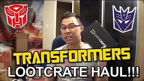 TRANSFORMERS LootCrate Haul!!!  June 2014