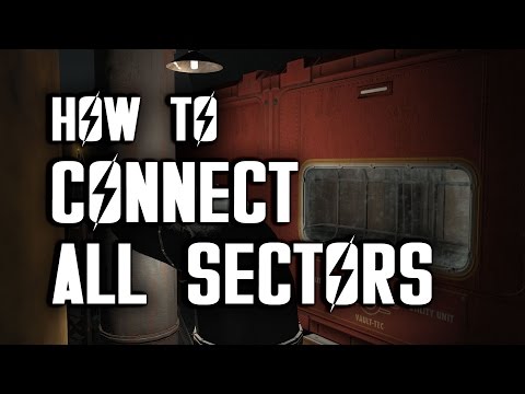 How to Connect All Sectors in Vault 88 - Vault-tec Workshop - Fallout 4