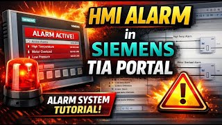 How to Setup HMI Alarms in Siemens WinCC | TIA Portal Bangla Tutorial