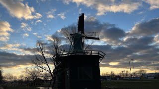 Molen De Windhond in Zaandam op 2 maart 2024