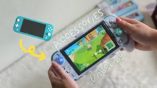 🎮 Nintendo Switch Lite Accessories Unboxing 📦🤍