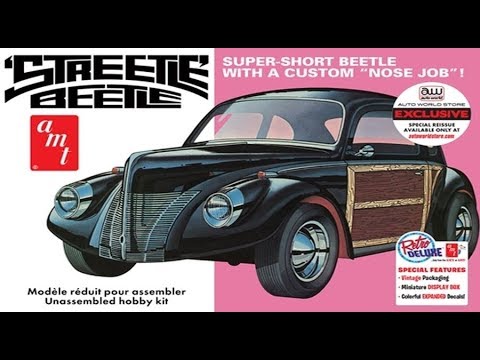Streetle Beetle Custom VW 1:25 Scale AMT #SCM031 -Model Kit