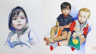 ПОРТРЕТ АКВАРЕЛЬЮ / КАК писать АКВАРЕЛЬЮ ПОРТРЕТ АКВАРЕЛЬЮ / КАК писать АКВАРЕЛЬЮ