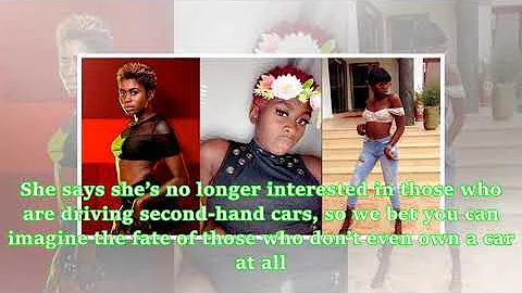 Ghanaian Teen Actress wants only men with tear rubber car near her