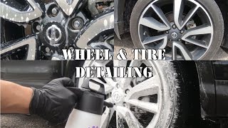 Neglected Wheel & Tire Deep Cleaning | Detailing ASMR