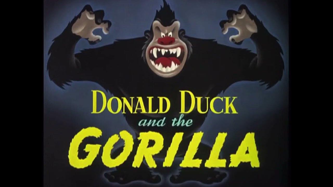 Don scary. Donald Duck and the Gorilla.