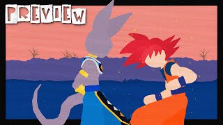 Goku & Vegeta vs Bills | Pivot Animator Preview!