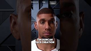 Best Tim Duncan Face Creation NBA 2K26 #shorts #viral #gaming #2k #2kcommunity #subscribe