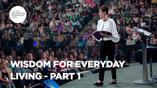 Wisdom for Everyday Living - Part 1 | Joyce Meyer | Enjoying Everyday Life screenshot 5