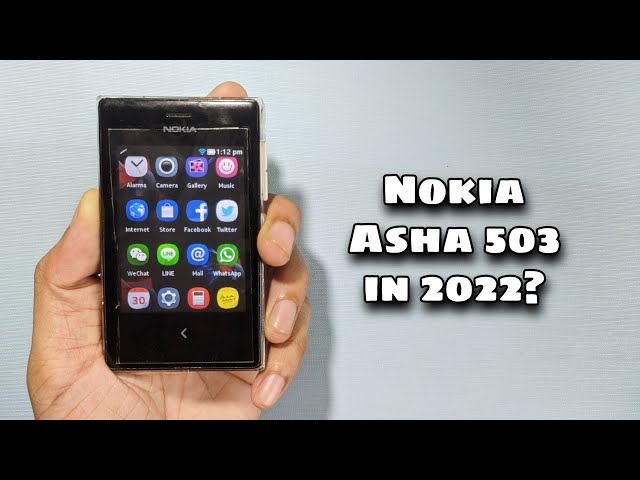 Using Nokia Asha 503 in 2022? Apps & Games Availability!