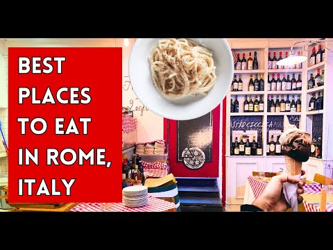 Video: Eating in Rome: A Guide to Typical Fare