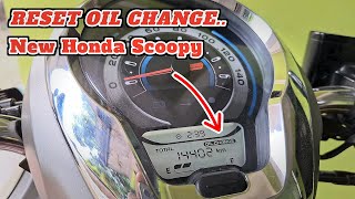 Cara Menghilangkan OIL CHANGE Pada Scoopy 2024 ( cara reset oil change scoopy 2024 )