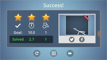 Brain It On! Level 3 Walkthrough Solution Physics Puzzle