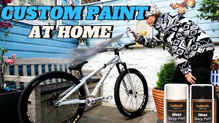 HOW TO CUSTOM PAINT BIKE PARTS (CHEAP)