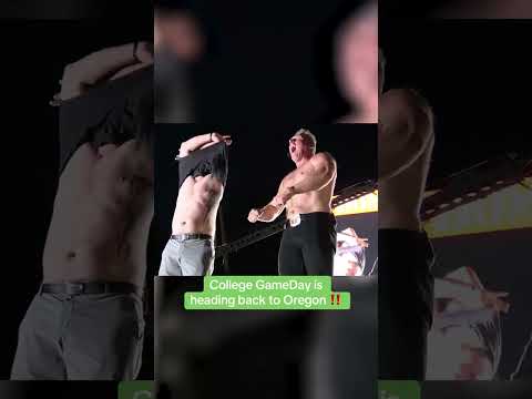 College GameDay is heading back to Eugene as Oregon hosts USC in a Big Ten rivalry clash ‼️